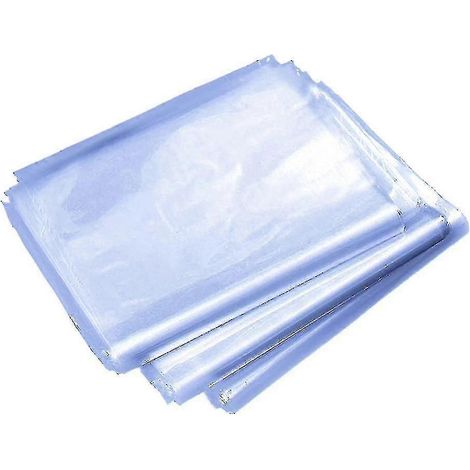 100 Stück Schrumpffolie, transparente PVC-Schrumpfverpackung, Schutzfolie (1/2)