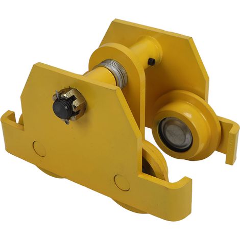 Eosnow 3 -Tonnen -Kapazitätshandbuch Trolley Heavy Duty Stahl I Strahl Single Track für Kranhebezeuge