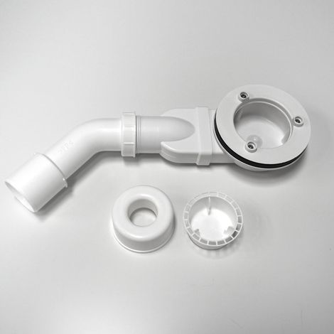 Ablaufgarnitur für Duschwanne Duschtasse Ø 90 mm Duschablauf Siphon Superflach ohne Abdeckung