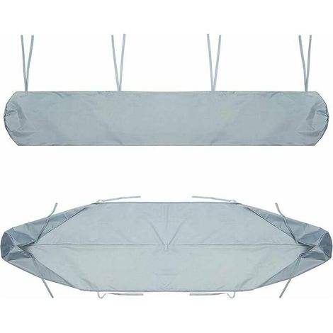 Sac de Protection pour Store Banne, 4m Housse de Protection Anti-poussière pour auvent de terrasse Gris Housse de Rangement pour auvent de terrasse, Protection imperméable en Hiver (1/5)