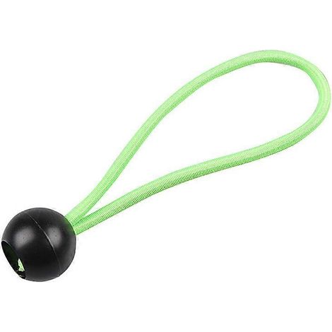10 × Cordes antichoc avec verrous et interrupteurs et ressorts en plastique BUNGEE NOIR/VERT (1/4)