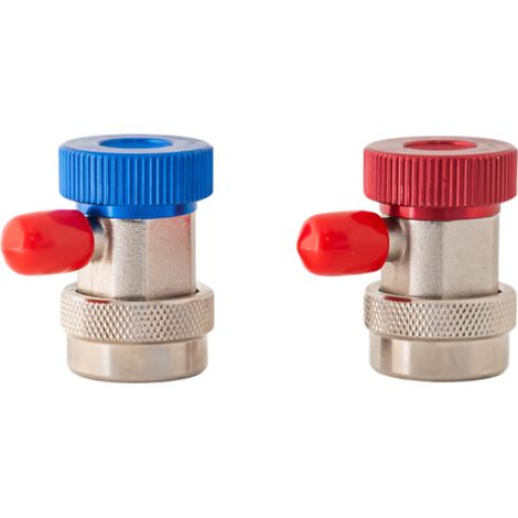 Maletín Manómetros R134a R1234yf R22  Set Profesional Automoción  Incluye Adaptadores Coche, Válvulas y Mangueras