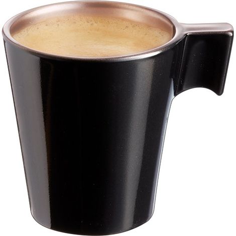 6 Tasse à Expresso 8 Cl Noire - Flashy - Luminarc