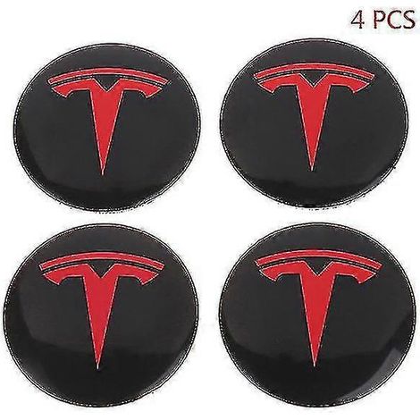 Kit de 4 enjoliveurs centraux de roue pour Tesla Model 3 Y