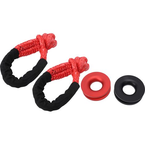 Manille de treuil, corde de treuil robuste et résistante, anneau de récupération pour VTT, UTV, remorque, camion, SUV et 4x4 tout-terrain (1/5)