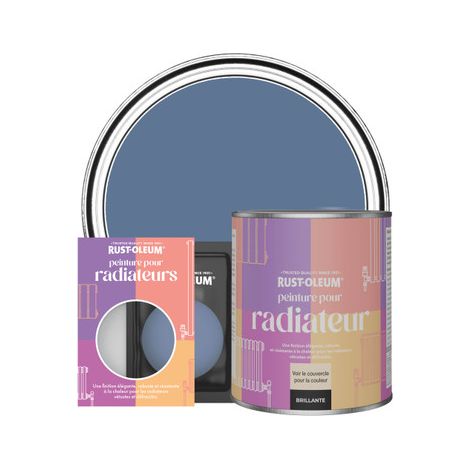 Peinture pour Radiateur, Finition Brillante - Rivière Bleue (1/3)