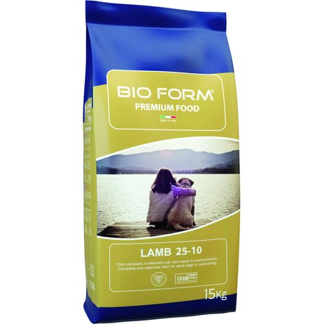 Bio Form CROCCHETTE PER CANI ADULTI ÃƒÂ¢Ã‚Â€Ã‚ÂœDOG ADULT LAMB  Proteine/Grassi 25-10% - sacco kg. 15