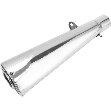Embout d'échappement 51mm Argent Moto Remplacement Modifié pour Suzuki Hayabusa 1999-2020 (1/5)