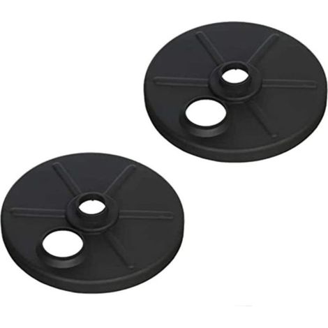 Cache-poussière pour roue de tondeuse à gazon 532189403, compatible avec Sears Husqvarna AYP Poulan, noir (1/5)