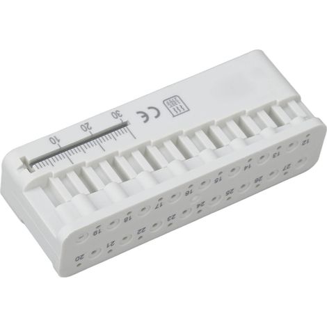 Règle pour fraises dentaires, bloc de limes endodontiques professionnel clairement marqué, porte-fraises pour dentistes (1/5)