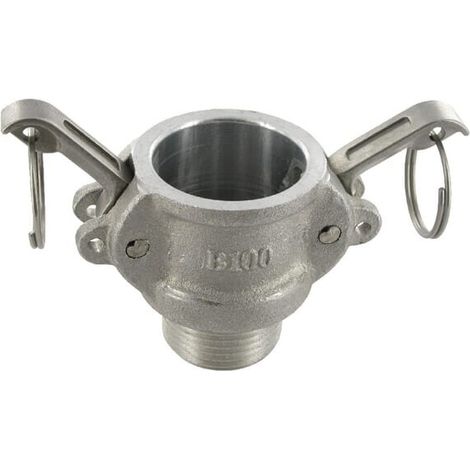 Camlock Tipo B 1" rosca macho aluminio UNIVERSAL HCN100BAL025