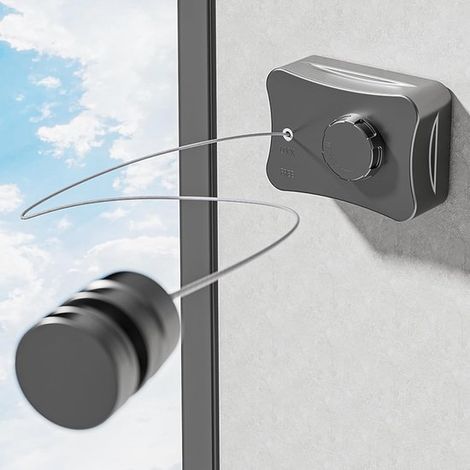 Tendedero extensible de 5,1 m para balcón y baño: resistente y práctico. (1/5)