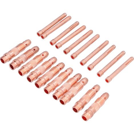 Spannzange, leitfähiger Körper, flüssige Wolframelektrode, verstärkte Klemme, Bohrung, Brenner, WIG-Schweißen, Zubehör, Verbrauchsmaterialien (1/5)