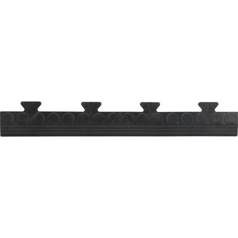 Scivolo maschio per piastrella in pvc - Nero