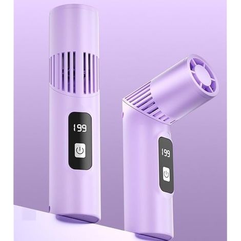 Mini ventilateur portable en forme de lèvres rouges, 199 vitesses réglables, rotation à 90°, rechargeable par USB, cadeau d'été parfait, pour hommes et femmes, idéal pour les voyages et les activités (1/5)
