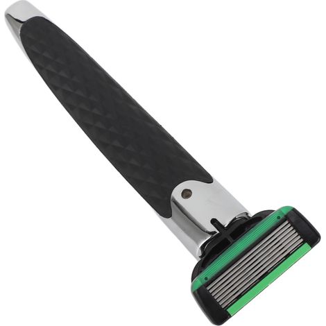 Tondeuse à barbe de sécurité manuelle à 7 lames, tête de coupe métallique remplaçable, outil de soin de la moustache (1/5)