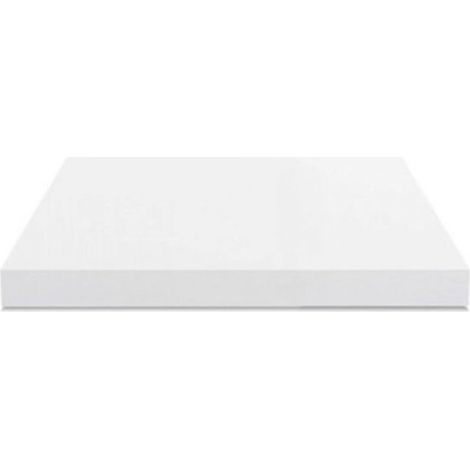 Piano tavolo quadrato truciolare bianco 60x60x4H