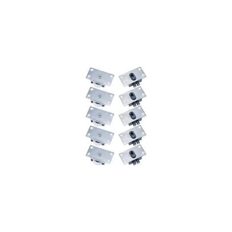 5 pares de rodillos para puertas correderas, ruedas para muebles y ventanas, antioxidantes, silenciosos y resistentes al desgaste, para armarios y ventanas (color plata) (1/4)