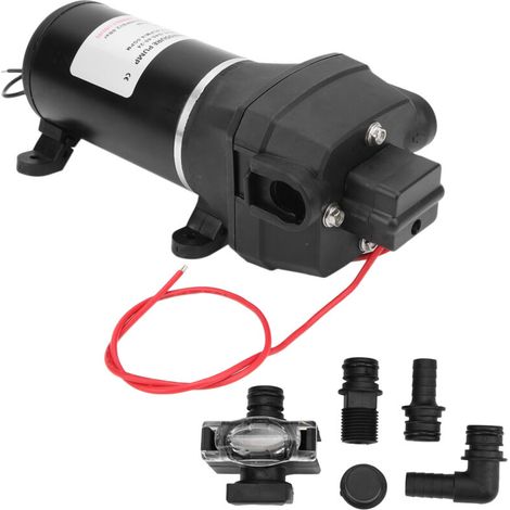 24 V 6.0 A 4.5 GPM 40 PSI Low-Noise Self-Priming Electric Diaphragm Water Pump, Professional Diaphragm Pump for Motorhomes, Boats, Caravans, Camping, etc. (1/5)