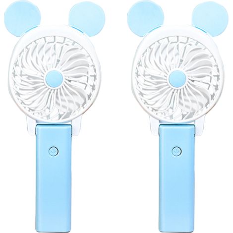 1 Mini ventilateur, pliable, rechargeable, portable, moteur sans balais, bureau salon (1/5)
