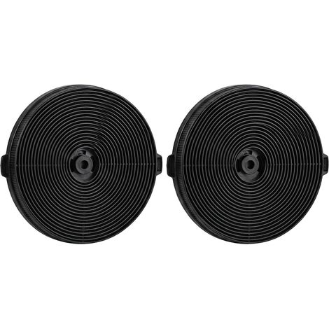 Filtre Hotte Aspirante Charbon Filtre à Charbon pour Hotte Aspirante 2pcs Qy17525 175x25 Compatible avec Hotte Cuisine Filtre Hotte Airforce (1/5)