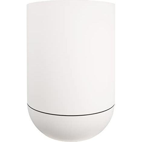 Vaso per fiori rotondo RIVIERA GRANIT TULIPE - Plastica - Diametro 40 cm - Bianco (1/2)