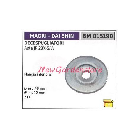Flangia inferiore coppia conica MAORI decespugliatore 015190