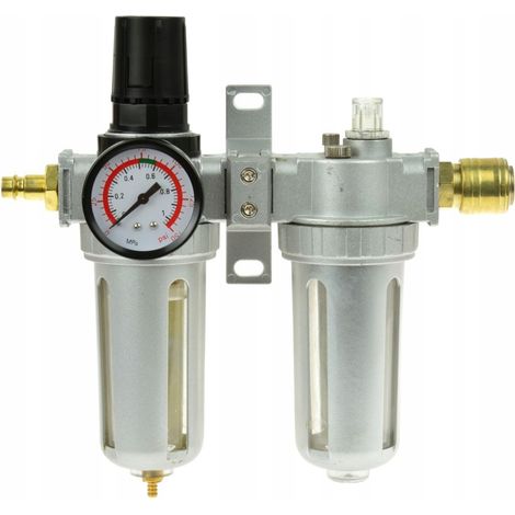 Filtro de aire, reductor, lubricador, separador de agua de 1/2", 2 piezas (20) (1/3)