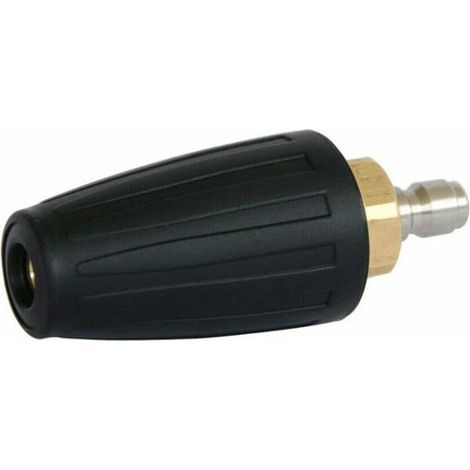 Boquilla rotativa de alta presión, puntas de boquilla rotativa turbo de 3600 lb/in², boquillas rotativas de conexión rápida de 1/4" para hidrolavadoras de agua fría. (1/4)