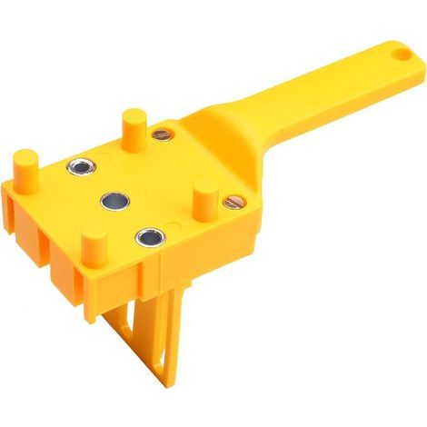 Lntyq Dispositif de cheville rapide en bois ABS - Jauge de trou de sac à main en plastique ABS - Convient pour les perforateurs de 6/8/10 mm pour les raccords de chevilles de menuisier, guide de perç (1/5)