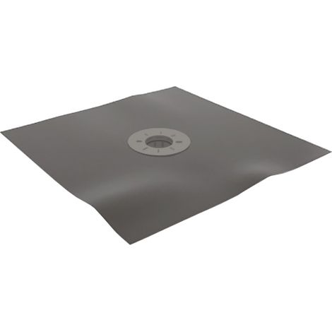 Isotanche Classic PRO NF excentré à gauche 1500 x 1800 mm - sortie verticale - grille carrée target - Lazer (1/5)