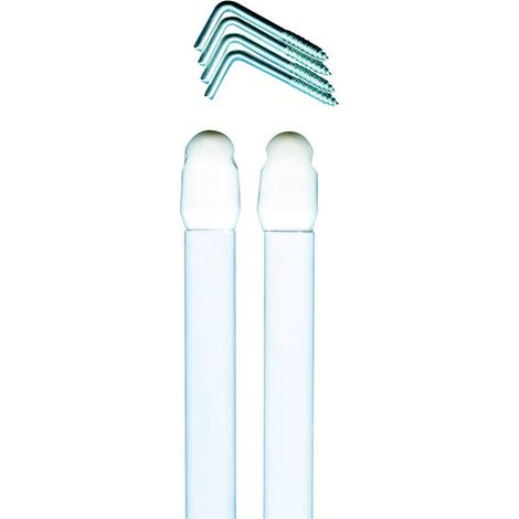 Tringle pour Vitrage Plate Blanc 30x45   X2 - ARDEC