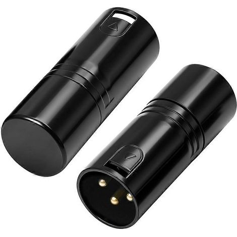 Deux adaptateurs de terminal XLR 3 broches 120 ohms DMX pour systèmes d'éclairage et audio DMX512. (1/5)
