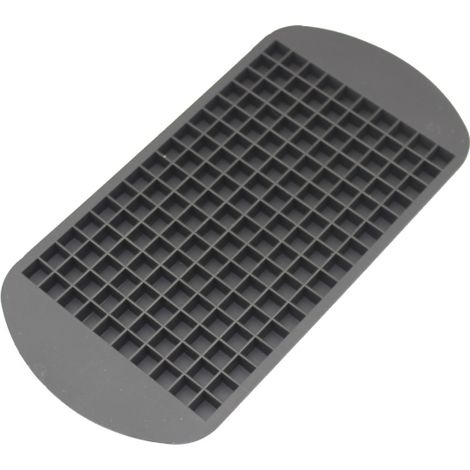 2er-Pack – Eisform – 160 kleine, würfelförmige Eiswürfel, Schwarz