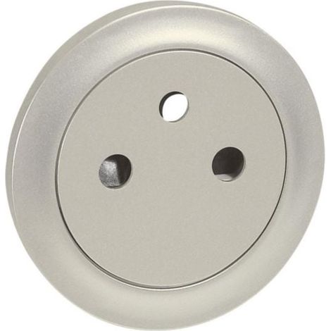 Cubierta Céliane - Titanio - Enchufe de superficie 2P+T