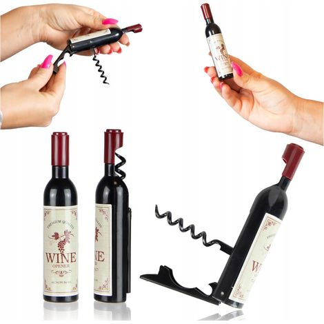 Sacacorchos con forma de botella - Elegante y con imán