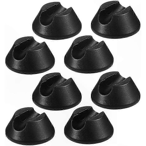 Patins antidérapants pour pieds de table, ronds en caoutchouc ABS, faciles à installer, lot de 8. (1/5)