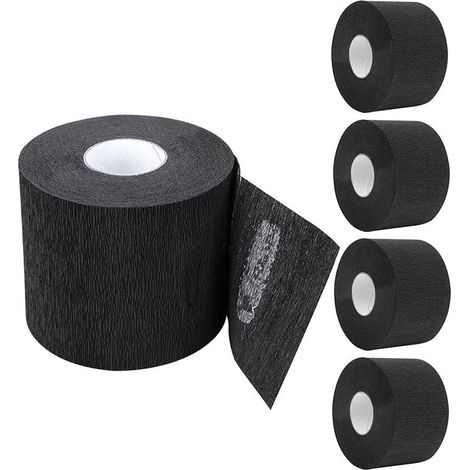 Lot de 5 bandes extensibles pour le cou, destinées aux salons de coiffure et aux barbiers. (1/5)