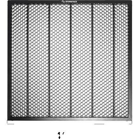 Table de travail en nid d'abeille à découpe laser, construction entièrement en métal, pince antidérapante, F4N (1/2)