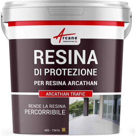 Resina di protezione e di finitura calpestabile, per tetti piani - ARCATHAN TRAFIC - 4 kg Beige Chiaro - RAL 1001 - ARCANE INDUSTRIES (1/2)
