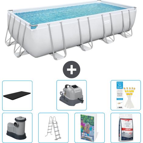 Bestway Power Steel Rechteckig - 549x274x122 cm - 8-teilig S649