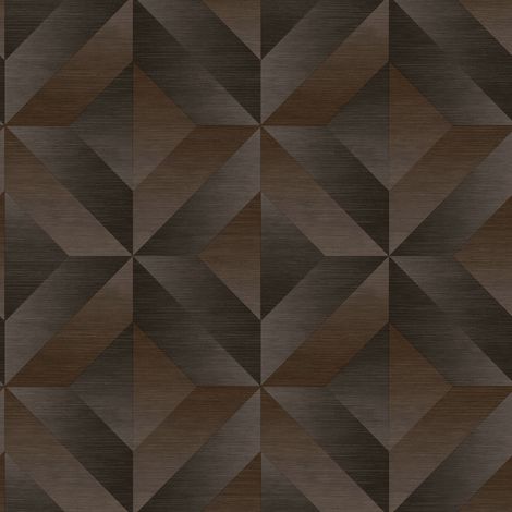 Superfresco Easy 3D Geometrisch Brun Vliestapete 10mx52cm