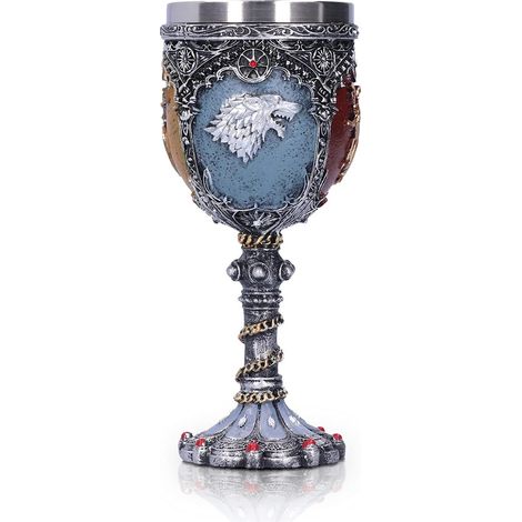 Goblet - Resin Goblet With Stainless Steel Insert - Game Of Thrones Inspired - 1 Piece (1/5)