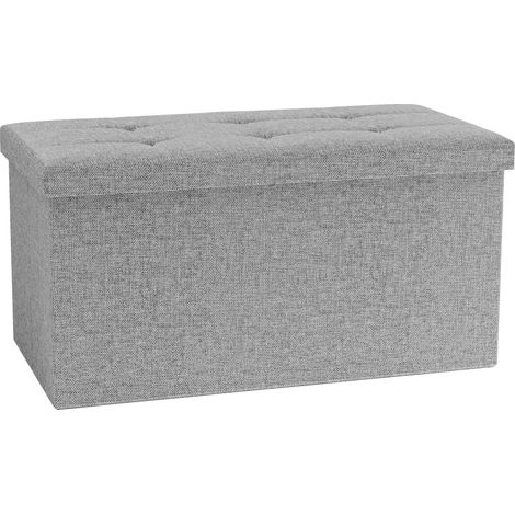 Stoff Sitztruhe Sitzbank Truhe Boxas