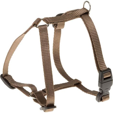 1 Harnais Chien Nylon Réglable 3 Points Fermeture Pression Poitrine 30-46 cm Petit Animal