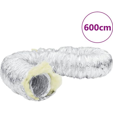 Lüftungsschlauch Thermisch Isoliert Aluminium 6 m Ø10 cm