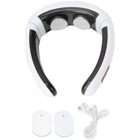 Appareil massage cervical électrique chauffant - Traitement colonne vertébrale - Soulagement efficace (1/4)