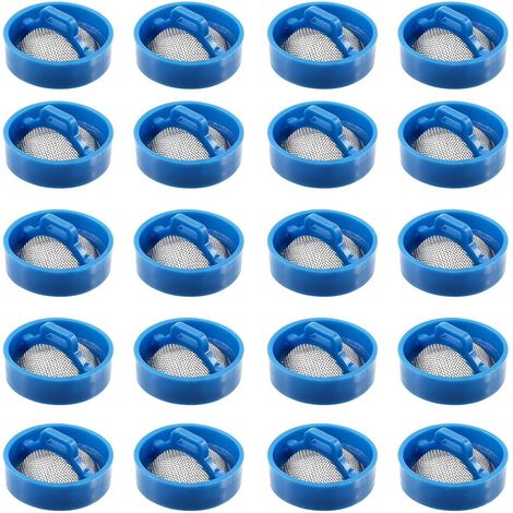 Filtre De Tuyau De Lave-Linge 20 Pièces Universelles En Acier Inoxydable Filtre À Tamis Pour Rondelle Pour Jardin Réfrigérateur Chauffage Nettoyage Électrique Robinet Pression De (1/5)