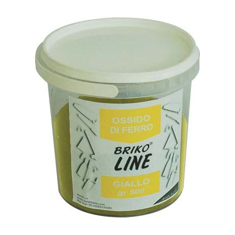 OSSIDO SINTETICO BRIKO LINE - GIALLO FIORE GR 500- 6 pezzi