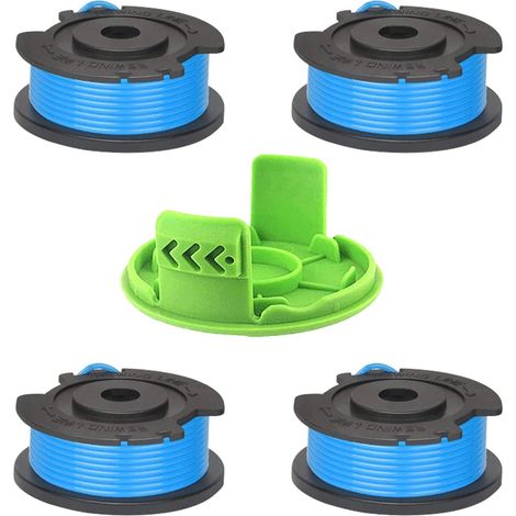 Bobine de fil de rechange pour débroussailleuse 24 V Greenworks 21212 et 21272 (4 bobines + 1 capuchon) (1/5)